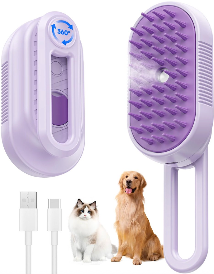 PetMeet® - Luxe Kattenborstel - Katten stoomborstel - Kattenkam met Massagefunctie